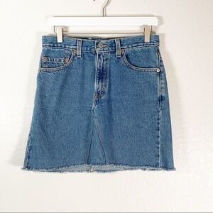 Levi's 512 Remade Vintage Denim Jean Skirt